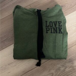 Green Love Pink Hoodie